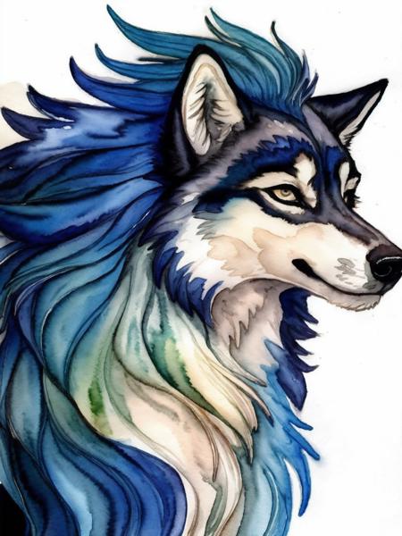 29258-90561823-ornamental watercolor wolf, ink outline, fine details, feather mane_.png